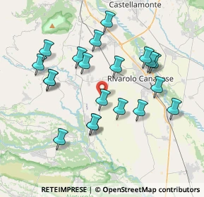 Mappa Borgata Chiarabaglia, 10083 Favria TO, Italia (3.676)