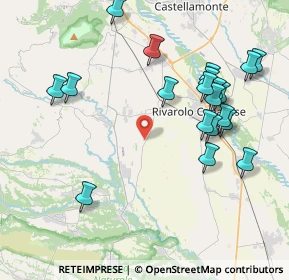 Mappa Borgata Chiarabaglia, 10083 Favria TO, Italia (4.3615)