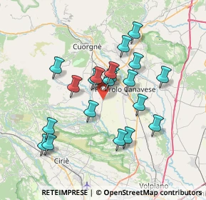 Mappa Borgata Chiarabaglia, 10083 Favria TO, Italia (6.389)