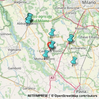 Mappa Via Don Pompeo Magnoni, 27022 Casorate Primo PV, Italia (7.63083)