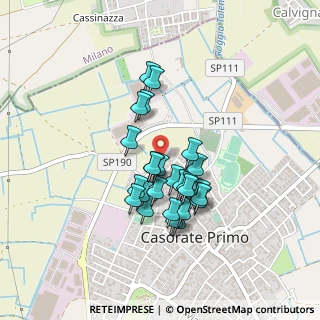 Mappa Via Don Pompeo Magnoni, 27022 Casorate Primo PV, Italia (0.35357)