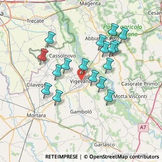Mappa Via Roma, 27029 Vigevano PV, Italia (7.02471)