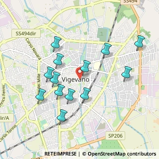 Mappa Via Roma, 27029 Vigevano PV, Italia (0.93615)