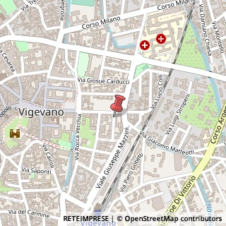 Mappa Via Galileo Galilei, 6, 27029 Vigevano, Pavia (Lombardia)