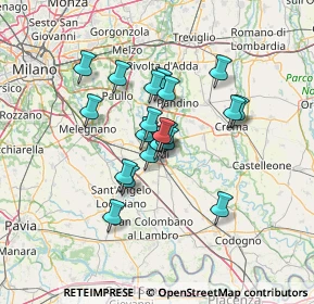 Mappa Via Vincenzo Monti, 26900 Lodi LO, Italia (9.984)
