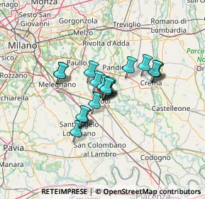 Mappa Via Vincenzo Monti, 26900 Lodi LO, Italia (8.3905)