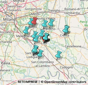 Mappa Via S.Maria del Sole n°, 26900 Lodi LO, Italia (8.8295)