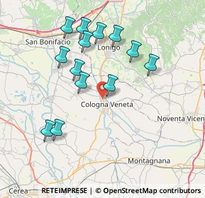 Mappa Viale Produzione, 37044 Cologna Veneta VR, Italia (7.48154)