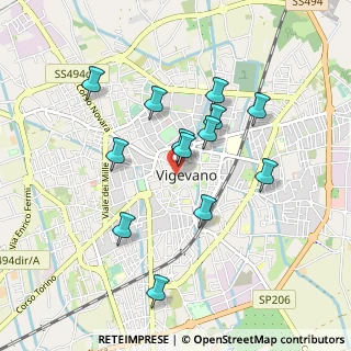 Mappa 27029 Vigevano PV, Italia (0.83231)