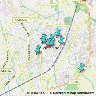 Mappa 27029 Vigevano PV, Italia (0.46333)