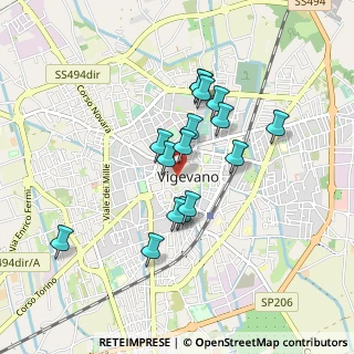 Mappa 27029 Vigevano PV, Italia (0.7425)