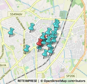 Mappa 27029 Vigevano PV, Italia (0.52684)