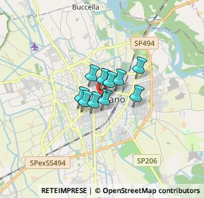 Mappa 27029 Vigevano PV, Italia (1.11455)