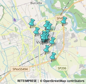 Mappa 27029 Vigevano PV, Italia (0.84643)