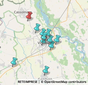 Mappa 27029 Vigevano PV, Italia (2.48364)