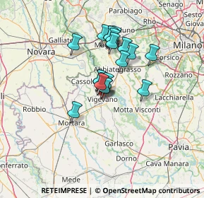 Mappa 27029 Vigevano PV, Italia (9.6775)