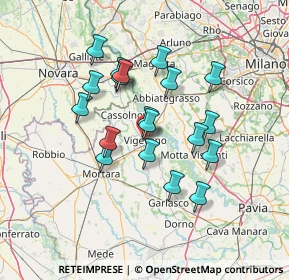 Mappa 27029 Vigevano PV, Italia (11.91789)