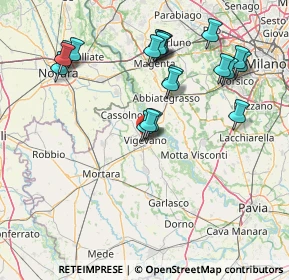 Mappa 27029 Vigevano PV, Italia (16.2405)