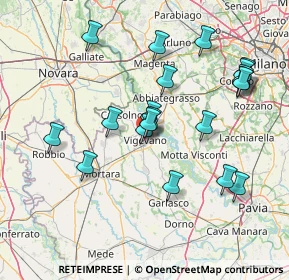 Mappa 27029 Vigevano PV, Italia (15.0735)