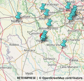 Mappa 27029 Vigevano PV, Italia (18.24357)