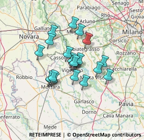 Mappa 27029 Vigevano PV, Italia (9.862)