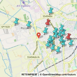 Mappa Corso Pietro Nenni, 27029 Vigevano PV, Italia (1.0935)
