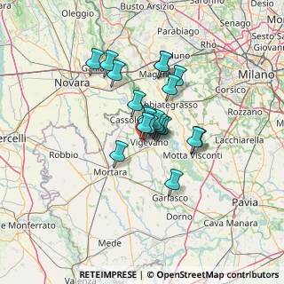 Mappa Via Olmi, 27029 Vigevano PV, Italia (9.0585)