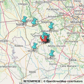 Mappa Via Olmi, 27029 Vigevano PV, Italia (6.88538)