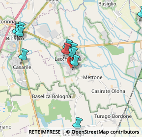 Mappa Via Privata Bruno Buozzi, 20084 Lacchiarella MI, Italia (2.14727)