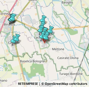 Mappa Via Privata Bruno Buozzi, 20084 Lacchiarella MI, Italia (1.678)