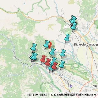Mappa Case fiori, 10070 Corio TO, Italia (7.6115)