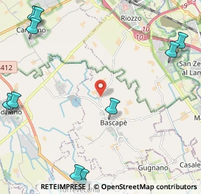Mappa Cascina Quartiago, 27010 Bascapè PV, Italia (3.33455)