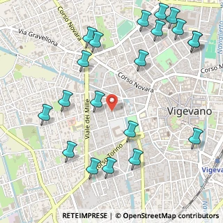 Mappa Via L. Vandone, 27029 Vigevano PV, Italia (0.6825)