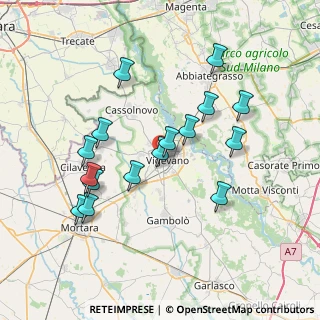 Mappa Via L. Vandone, 27029 Vigevano PV, Italia (7.185)