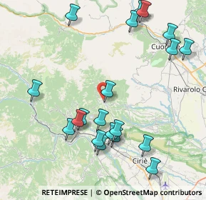 Mappa Via Piano Audi, 10070 Corio TO, Italia (9.2195)