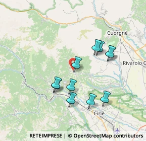 Mappa Via Piano Audi, 10070 Corio TO, Italia (6.58091)