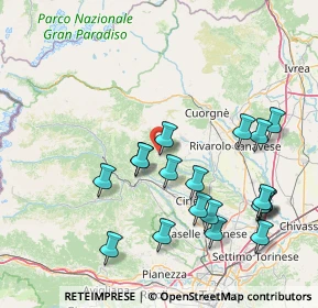 Mappa Via Piano Audi, 10070 Corio TO, Italia (16.91158)