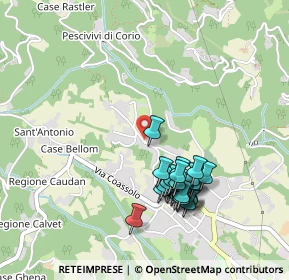 Mappa Via Piano Audi, 10070 Corio TO, Italia (0.46429)