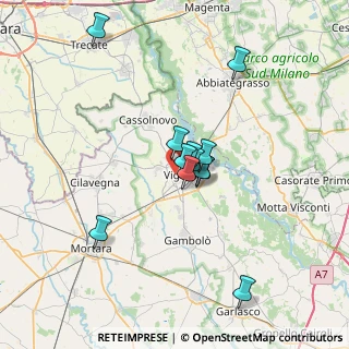 Mappa Via Camillo Ugoni, 27029 Vigevano PV, Italia (5.425)