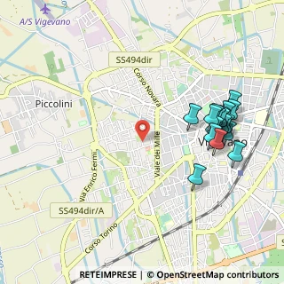 Mappa Via Camillo Ugoni, 27029 Vigevano PV, Italia (1.12353)