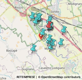 Mappa Strada Provinciale 17 KM 5, 20070 Cerro al Lambro MI, Italia (1.345)