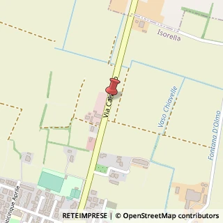 Mappa Via Per Calvisano, 1, 25010 Isorella, Brescia (Lombardia)