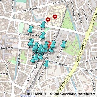 Mappa Via F. Maggi, 27029 Vigevano PV, Italia (0.161)