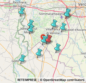 Mappa Località Corte Pisana, 37060 Mozzecane VR, Italia (6.91615)