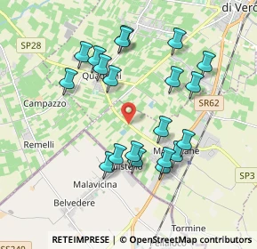 Mappa Località Corte Pisana, 37060 Mozzecane VR, Italia (1.835)