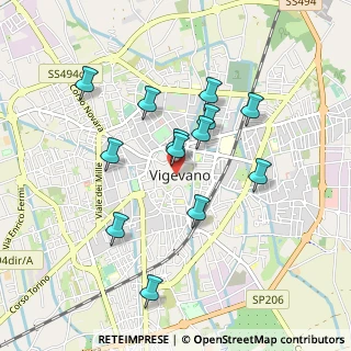 Mappa Piazza Ducale, 27029 Vigevano PV, Italia (0.82923)