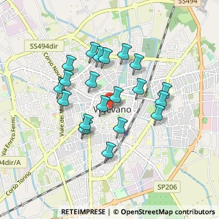 Mappa Piazza Ducale, 27029 Vigevano PV, Italia (0.7955)