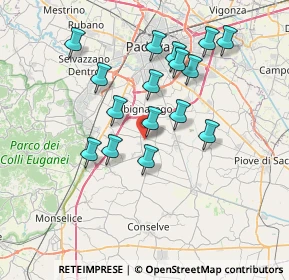 Mappa , 35020 Maserà di Padova PD, Italia (6.65938)