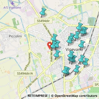 Mappa Via N. Bixio, 27029 Vigevano PV, Italia (1.0955)