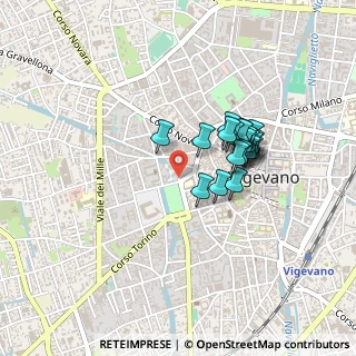 Mappa Viale Sforza Francesco II, 27029 Vigevano PV, Italia (0.341)